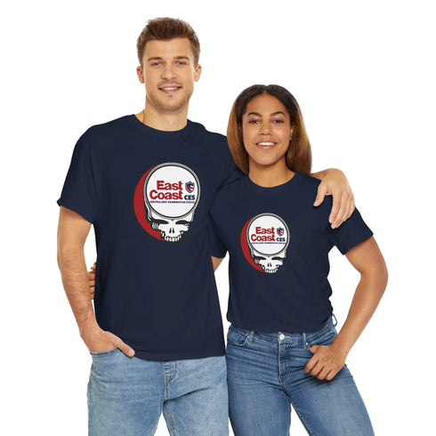 Grateful Dead - East Coast CES Stealie Grateful Dead Unisex Heavy Cotton Tee - StealieShop